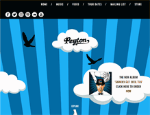 Tablet Screenshot of peytonmusic.com